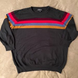 ModCloth Green Striped Sweater